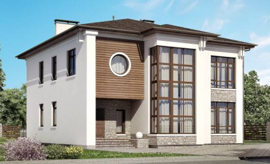 300-005-П Проект двухэтажного дома, огромный загородный дом из кирпича Ульяновск | Проекты домов от House Expert