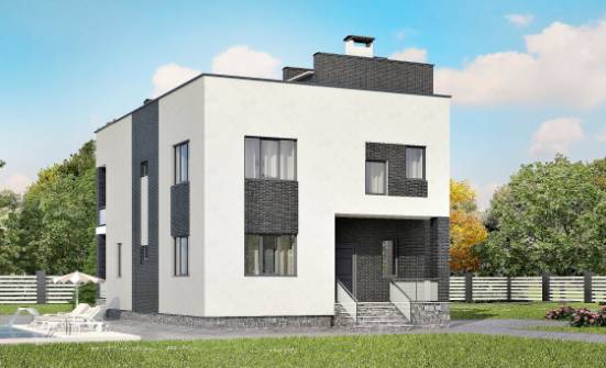 225-001-П Проект двухэтажного дома, классический дом из бризолита Ульяновск | Проекты домов от House Expert