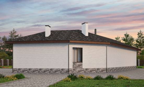 145-001-Л Проект бани из газосиликатных блоков Димитровград | Проекты домов от House Expert