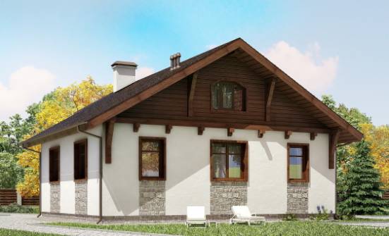 080-002-Л Проект одноэтажного дома, красивый загородный дом из керамзитобетонных блоков Ульяновск | Проекты домов от House Expert