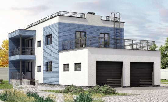 180-012-Л Проект двухэтажного дома, гараж, классический коттедж из кирпича Ульяновск | Проекты домов от House Expert
