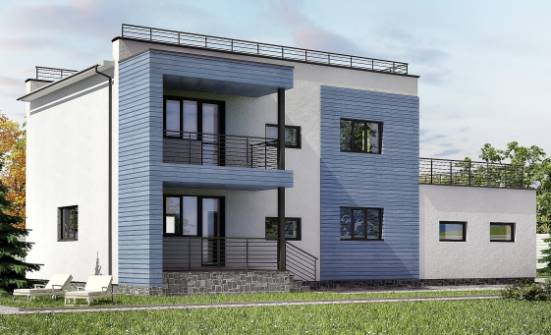 180-012-Л Проект двухэтажного дома, гараж, классический коттедж из кирпича Ульяновск | Проекты домов от House Expert
