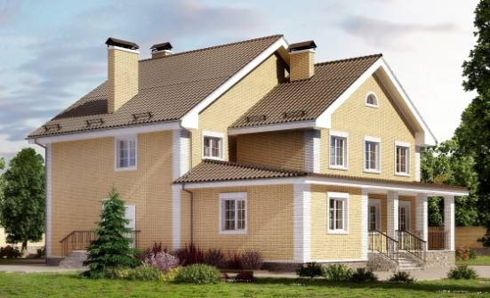320-003-Л Проект двухэтажного дома, классический загородный дом из поризованных блоков Димитровград | Проекты домов от House Expert