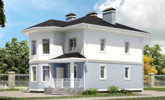 120-001-П Проект двухэтажного дома, красивый домик из газосиликатных блоков Димитровград | Проекты домов от House Expert