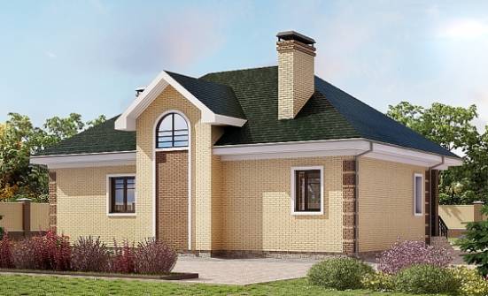 150-013-Л Проект двухэтажного дома мансардный этаж, доступный дом из кирпича Димитровград | Проекты домов от House Expert