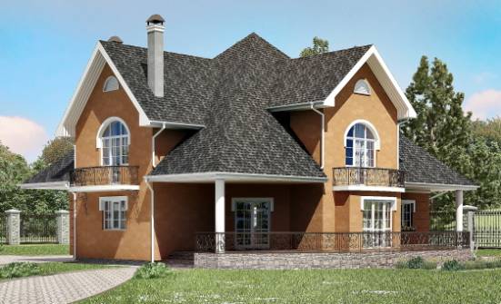 310-001-П Проект двухэтажного дома мансардой, просторный дом из арболита Димитровград | Проекты домов от House Expert