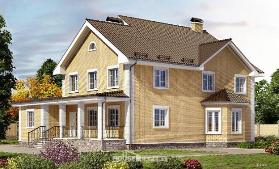 320-003-Л Проект двухэтажного дома, классический загородный дом из поризованных блоков Димитровград | Проекты домов от House Expert
