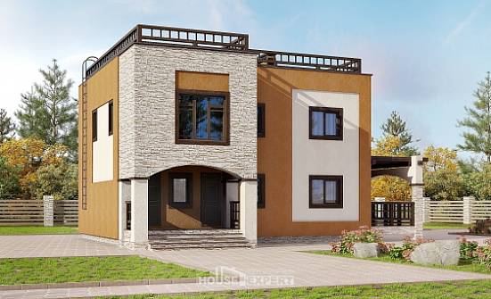 150-010-Л Проект двухэтажного дома, классический коттедж из кирпича Димитровград | Проекты домов от House Expert