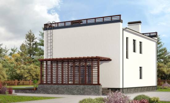 215-002-П Проект двухэтажного дома, просторный дом из керамзитобетонных блоков Ульяновск | Проекты домов от House Expert