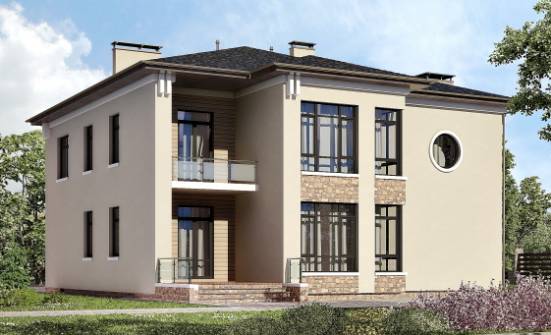 300-005-Л Проект двухэтажного дома, просторный коттедж из кирпича Димитровград | Проекты домов от House Expert