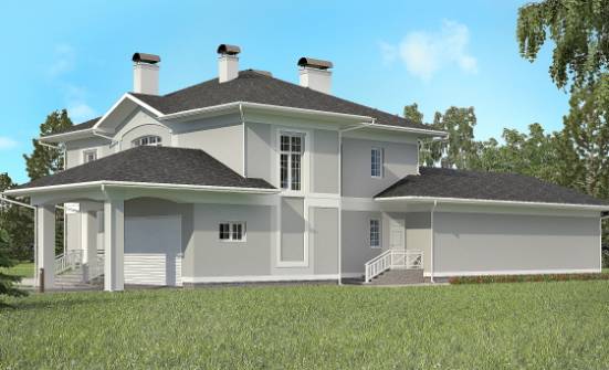 360-001-П Проект двухэтажного дома, гараж, современный домик из кирпича Димитровград | Проекты домов от House Expert
