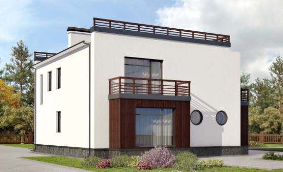 215-002-П Проект двухэтажного дома, просторный дом из керамзитобетонных блоков Ульяновск | Проекты домов от House Expert
