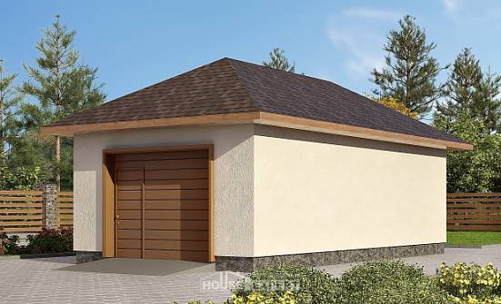 040-001-П Проект гаража из арболита Димитровград | Проекты домов от House Expert
