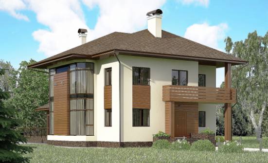 300-001-П Проект двухэтажного дома, огромный загородный дом из кирпича Ульяновск | Проекты домов от House Expert