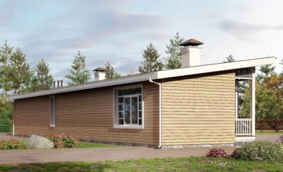 110-004-Л Проект бани из кирпича Димитровград | Проекты одноэтажных домов от House Expert
