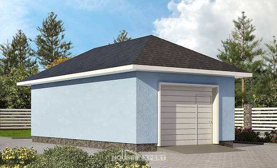 040-001-Л Проект гаража из поризованных блоков Димитровград | Проекты домов от House Expert