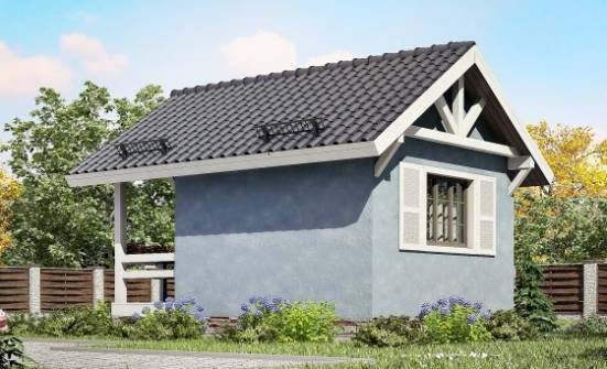 020-001-Л Проект одноэтажного дома, компактный коттедж из бревен Димитровград | Проекты домов от House Expert