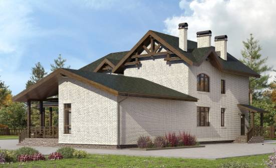 340-004-Л Проект двухэтажного дома, уютный дом из газобетона Димитровград | Проекты домов от House Expert