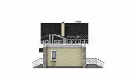 150-012-П Проект двухэтажного дома с мансардой, доступный коттедж из бризолита, Ульяновск