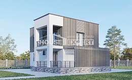150-017-П Проект двухэтажного дома, бюджетный дом из блока, Димитровград