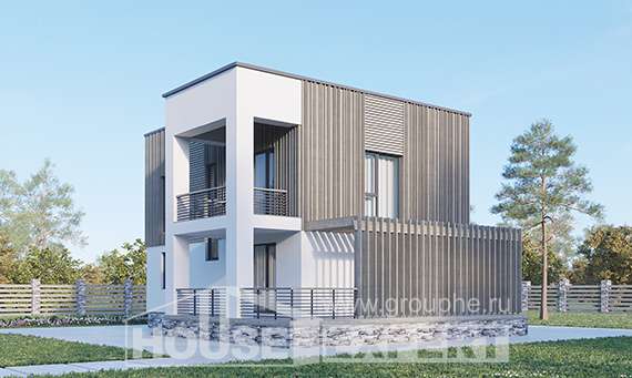 150-017-П Проект двухэтажного дома, бюджетный дом из блока, Димитровград