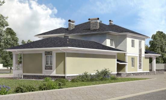 620-001-Л Проект трехэтажного дома, гараж, большой загородный дом из газосиликатных блоков, Димитровград