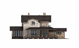 220-001-Л Проект двухэтажного дома мансардный этаж и гаражом, простой дом из арболита, Димитровград