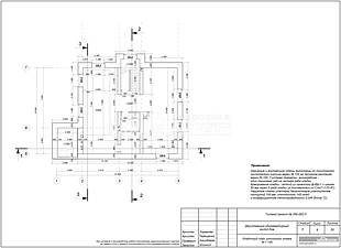 Кладочный план цокольного этажа